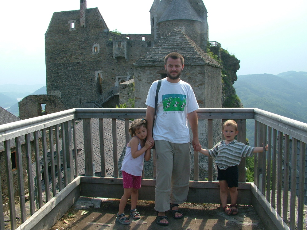 Aggstein vára kiváló gyerekekkel is - Fotó: Fekete Mónika