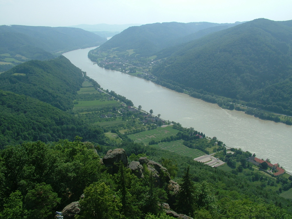 Kilátás Aggstein várából - Fotó: Barna Béla