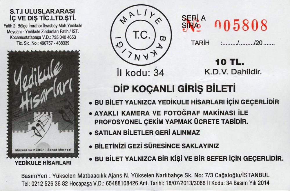 yedikula belepojegy 20140830