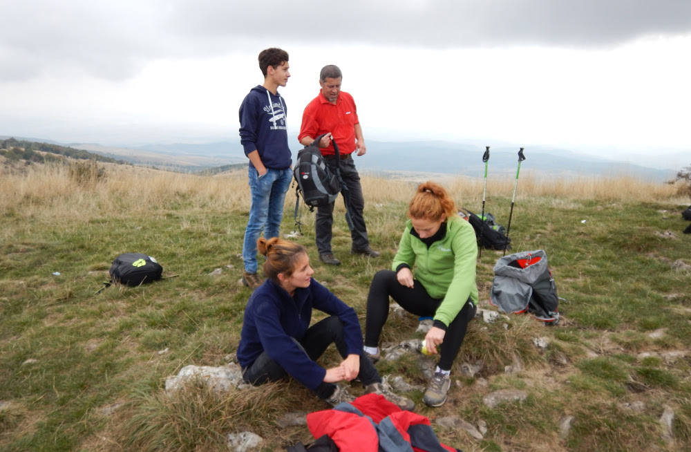 Pihenő a Székelykő tetején - Fotó: Erdélyi Csaba