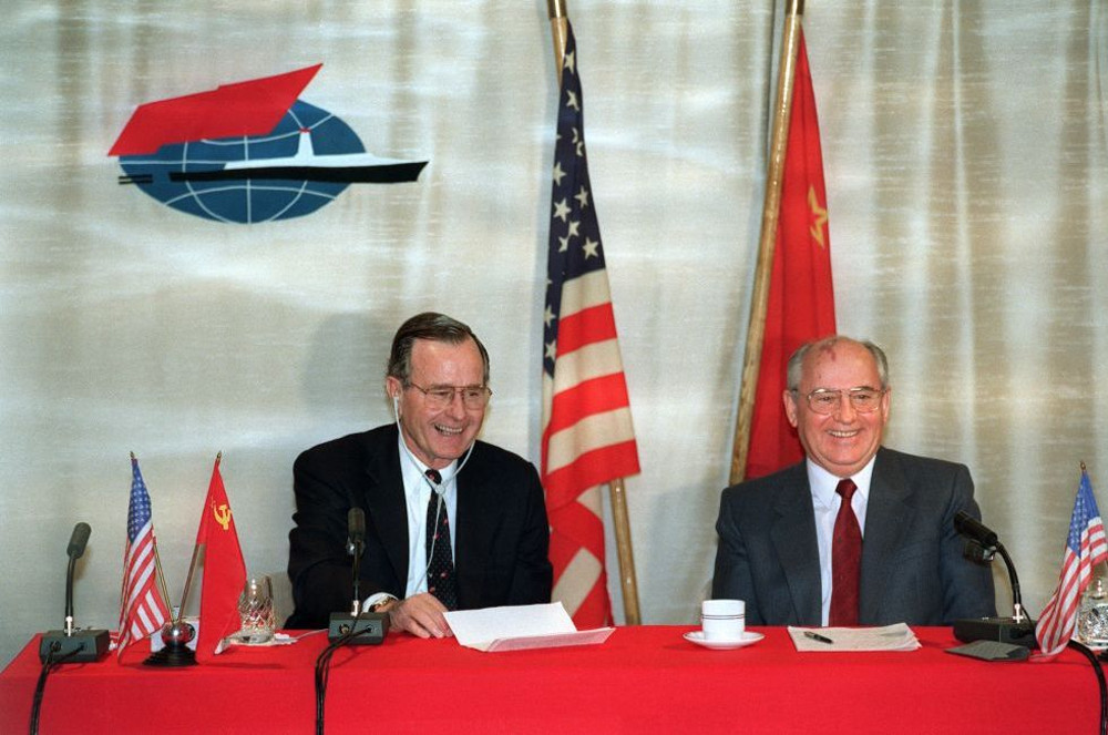 Bush és Gorbacsov 1989-ben