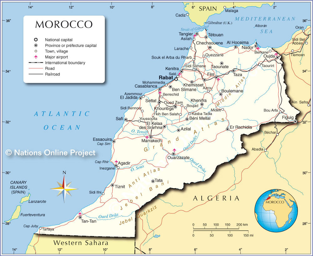 morocco-political-map