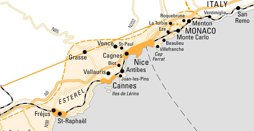 Nizza és környéke